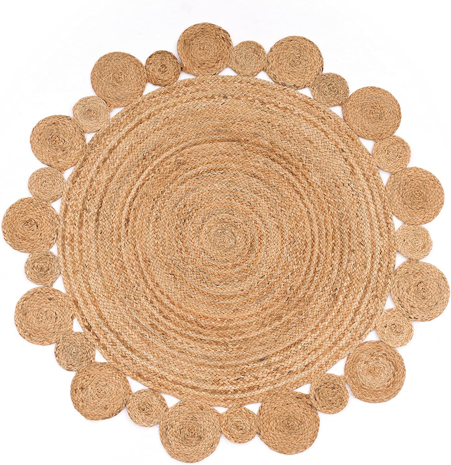 Tapis de jute 100% écologique 120cm pour un intérieur sain sans plastique