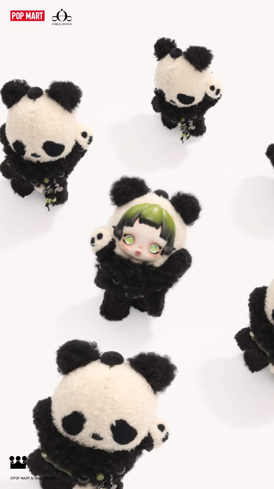 Amazon.com: SKULLPANDA Lazy Panda Plush Doll Pendant 5.31