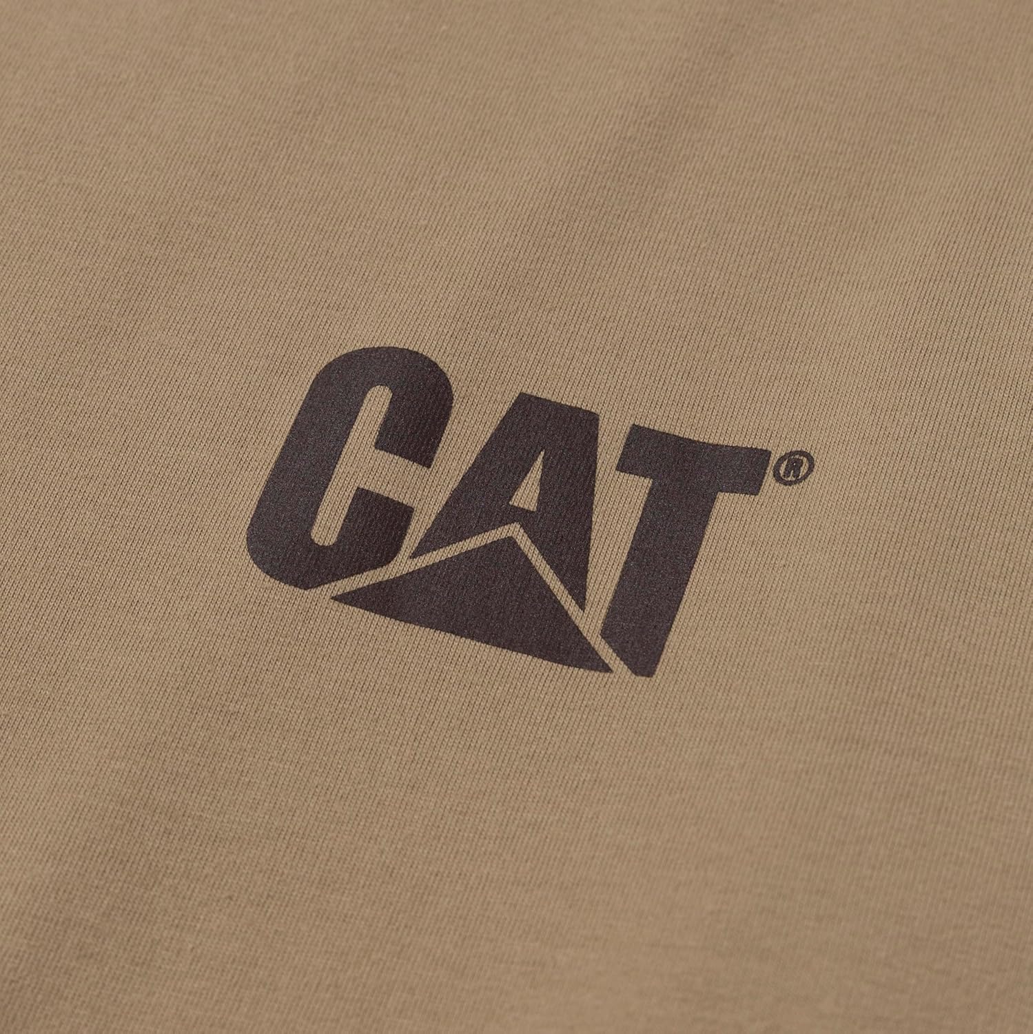 Caterpillar Trademark Banner Long Sleeve Tee Shirts for Men with Center Back Neck Wire Management Loop and Cat Workwear Logo - Image 3