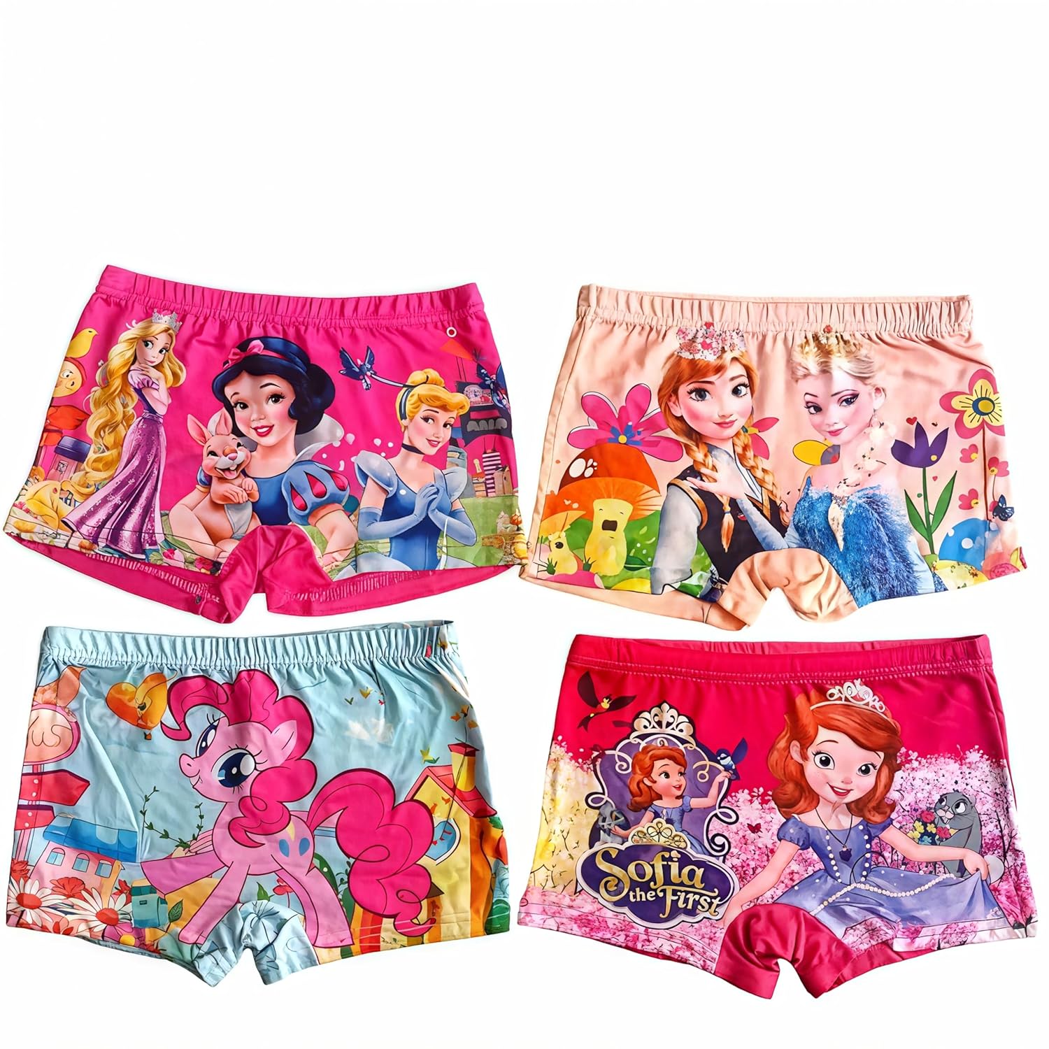 Kids Panty Girl’s Princess Boyshort Panties Toddler Character Underwear Little Girls’ Cotton Boyshort Panties Pack of 4 (Multicolor) Kids Panty Girl’s Princess Boyshort Panties Toddler Character Underwear Little Girls’ Cotton Boyshort Panties Pack of 4 (Multicolor)