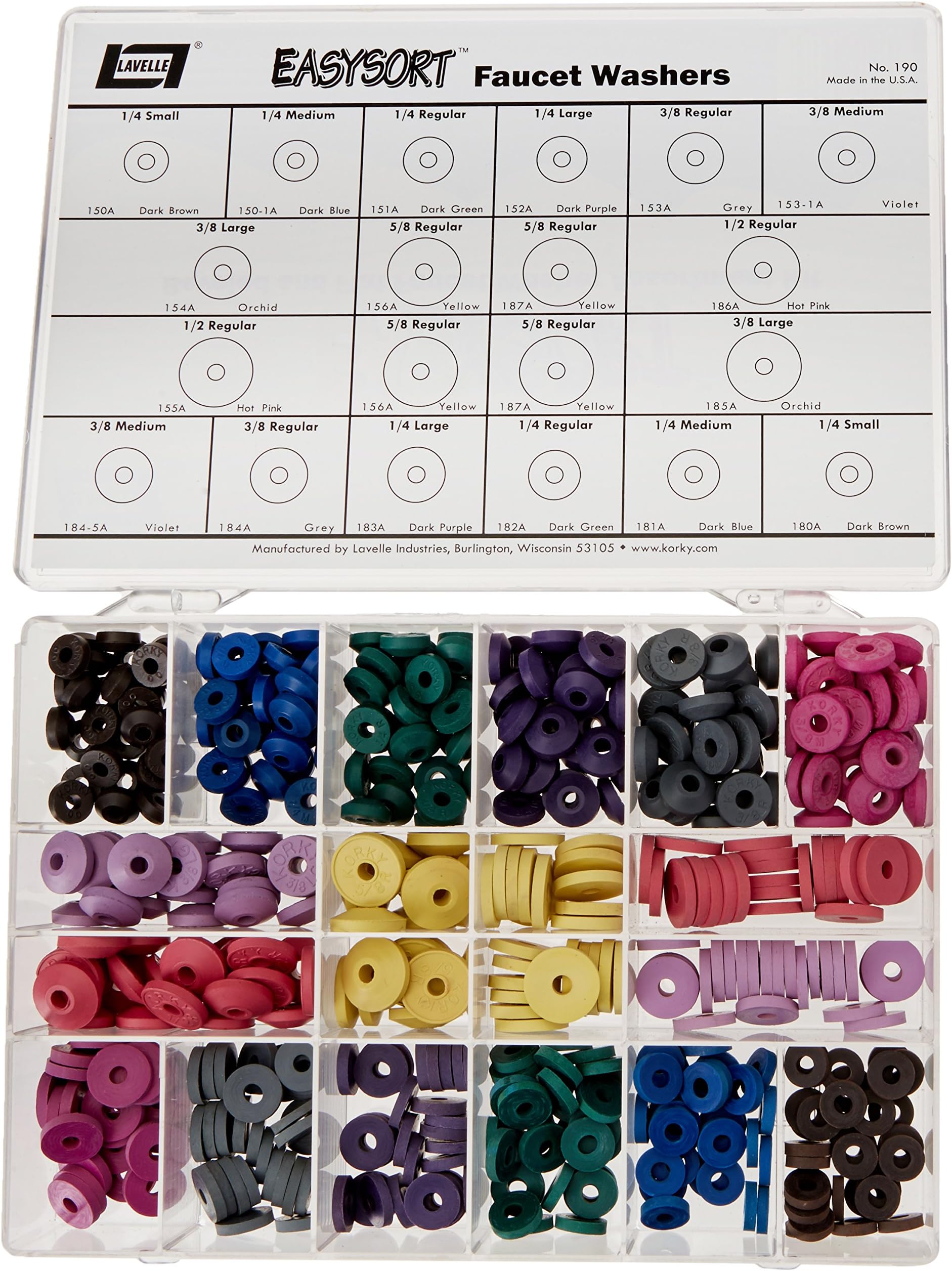 Faucet Washer Kit 500pc