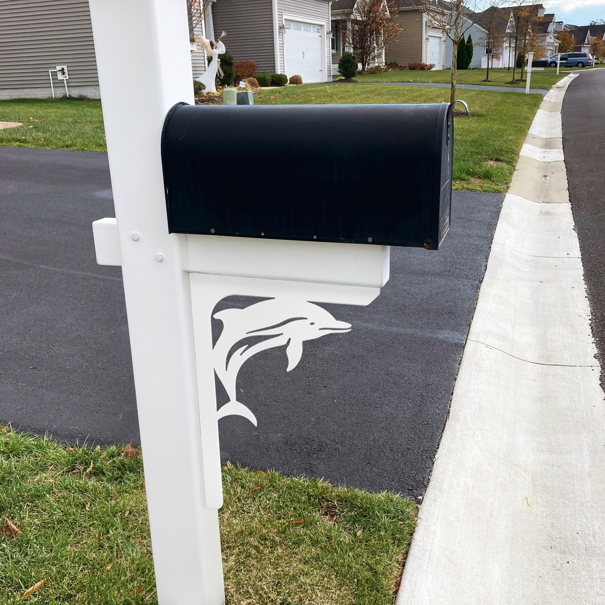 Pvc Mailbox Design Nautical Mailbox JennyGems Turtle Mailbox Bracket - 21 Inch PVC Porch ...