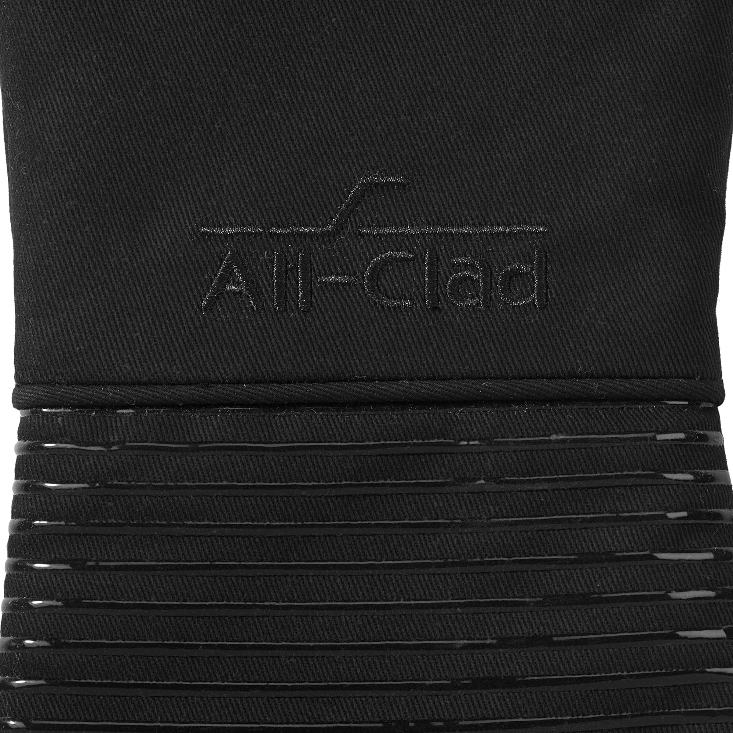 All-Clad Manopla de horno de silicona de alta calidad: resistente al calor hasta 500 grados, 100% algodón y silicona, soporte para ollas de 14 x 7 pulgadas para cocina y barbacoa, (1 paquete), color