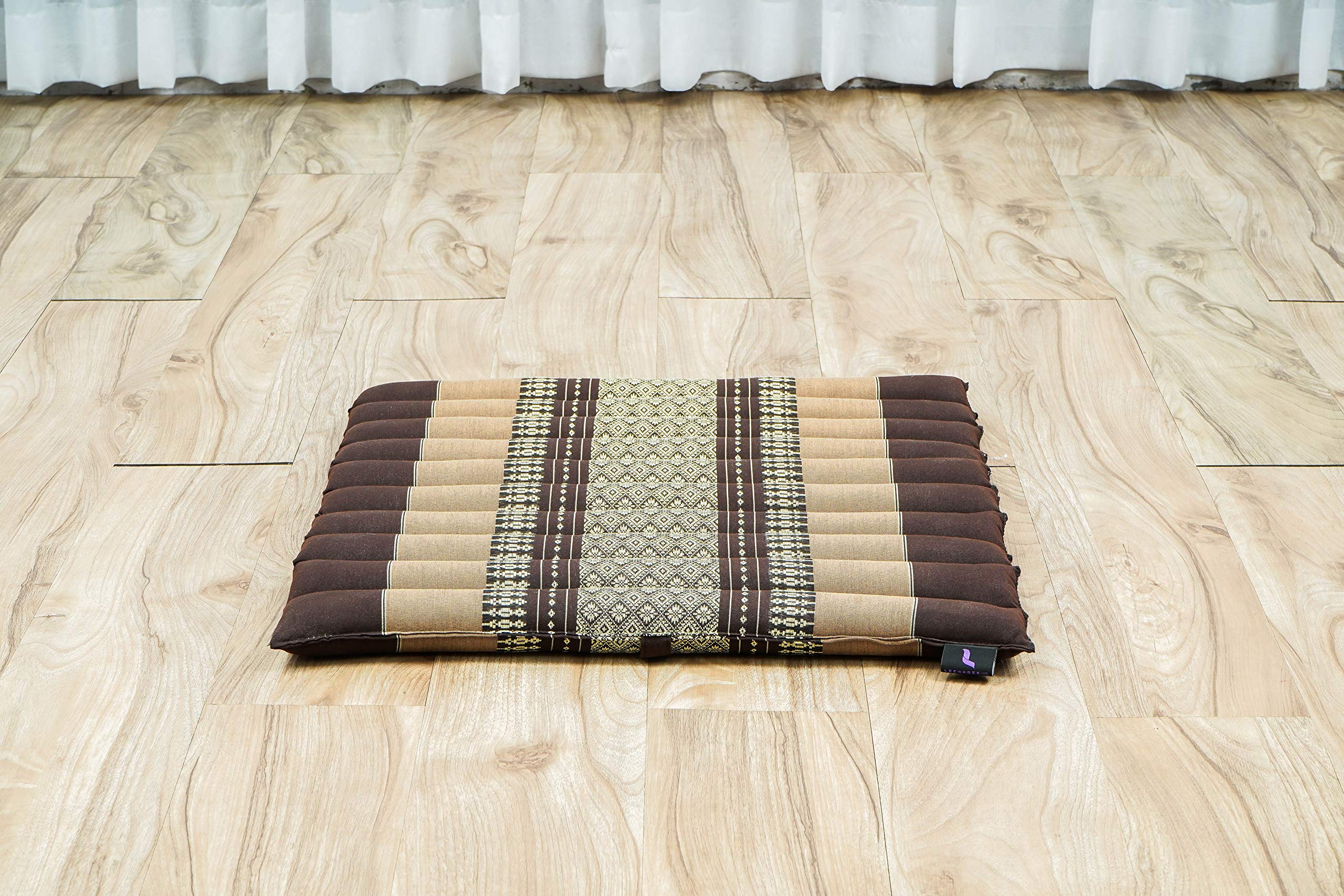 Leewadee Set Meditación Compacto Zafu & Zabuton - Pequeño Cojín Kapok Yoga Zen Zazen