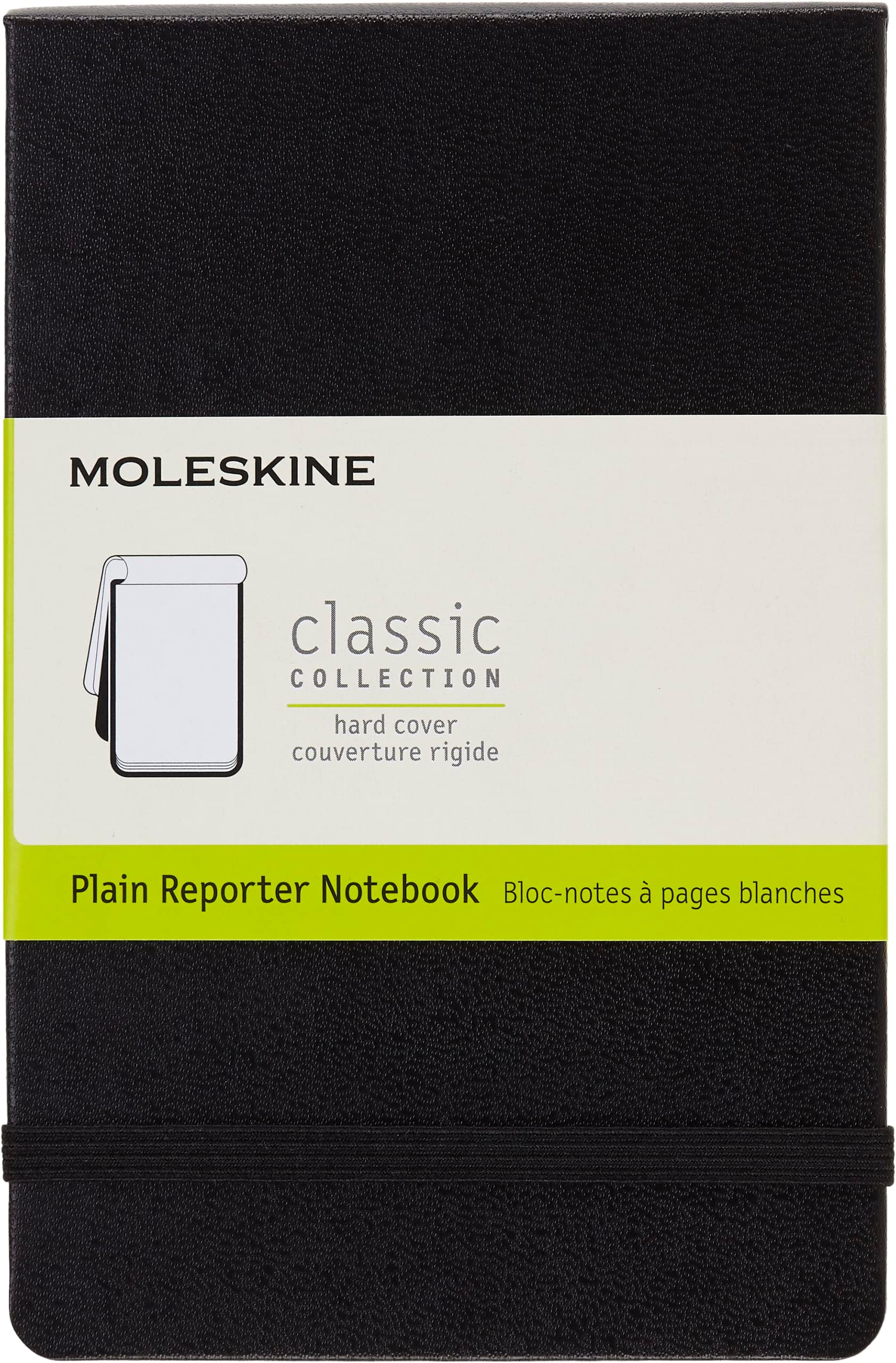 Moleskine Classic Notebook, Hard Cover, Pocket (3.5" x 5.5") Plain/Blank, Black, 192 Pages