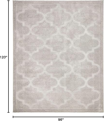Vista 163 de Unique Loom Trellis Shag Collection Plush Geometric Modern Moroccan Lattice Green Runner Rug (2' 0 x 6' 7)