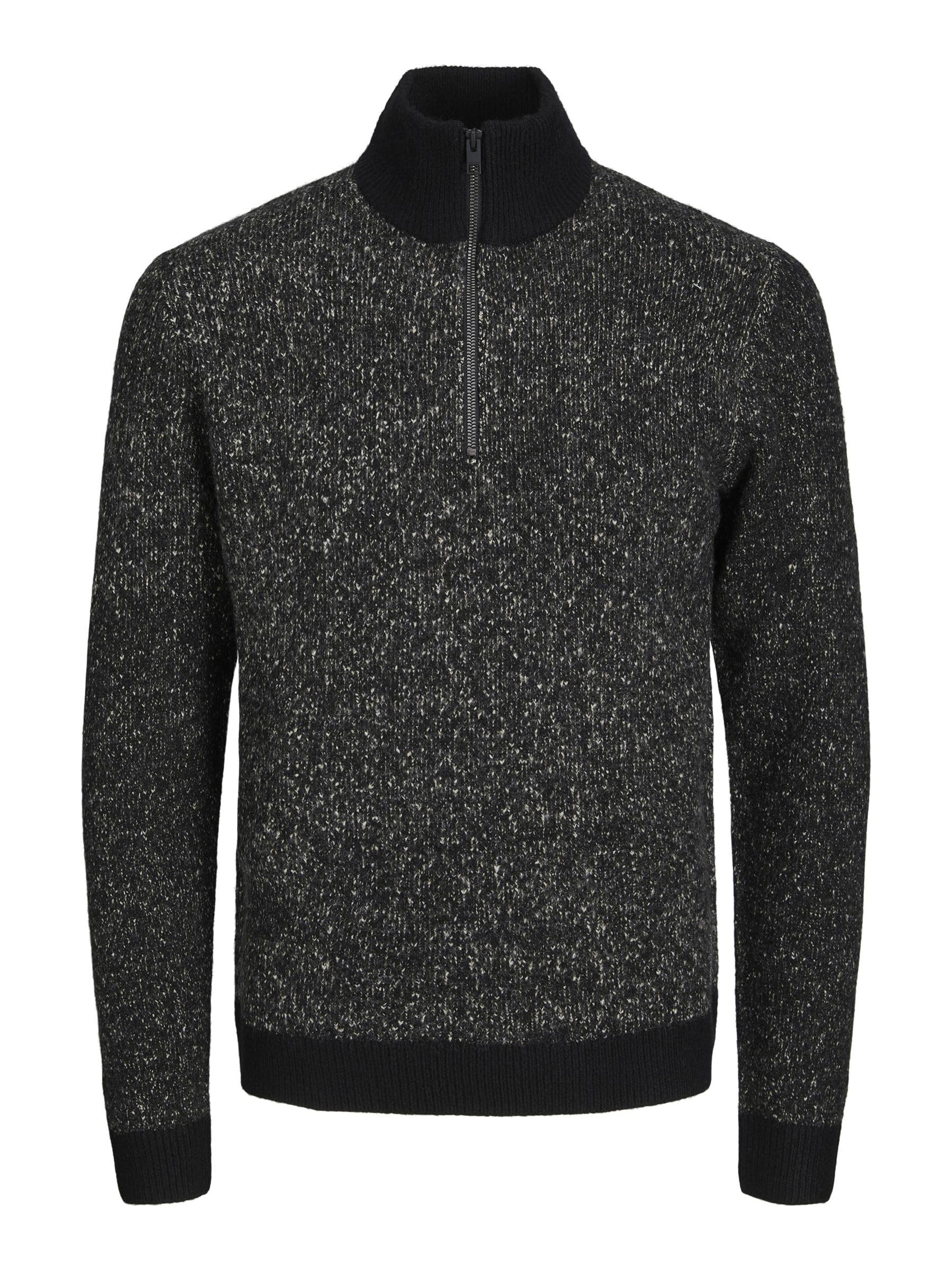 JACK & JONES Male Quarter Zip Heather Quarter Zip