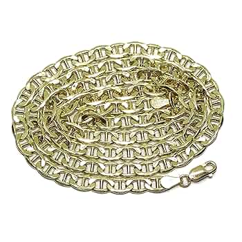 Catena Uomo Oro 18kt Giallo - Modello 3x1, 3mm X 60cm, Con Moschettone Sicuro - Never Say Never - Foto 3