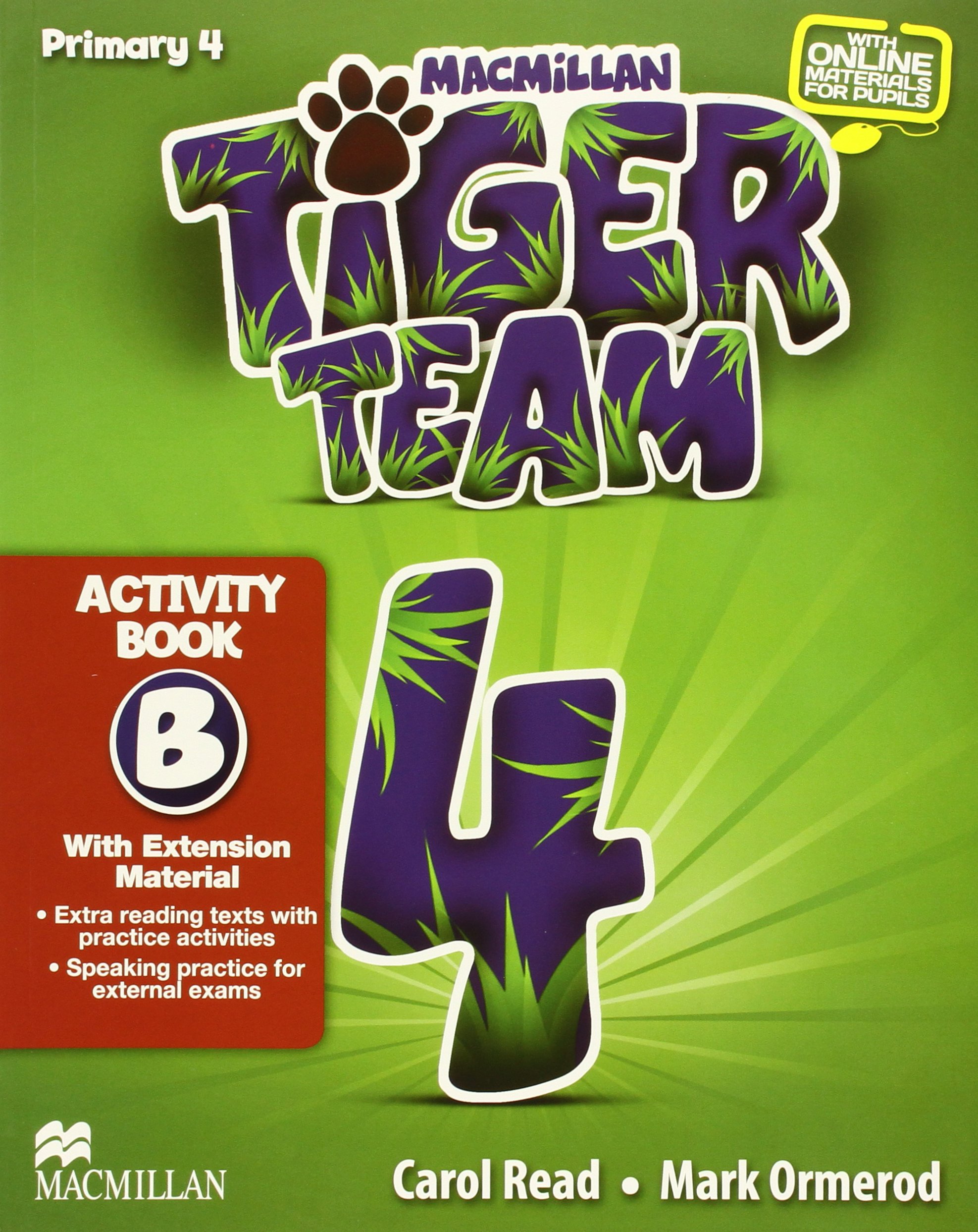 Tiger Level 4 Activity Book New Pack B with Skills