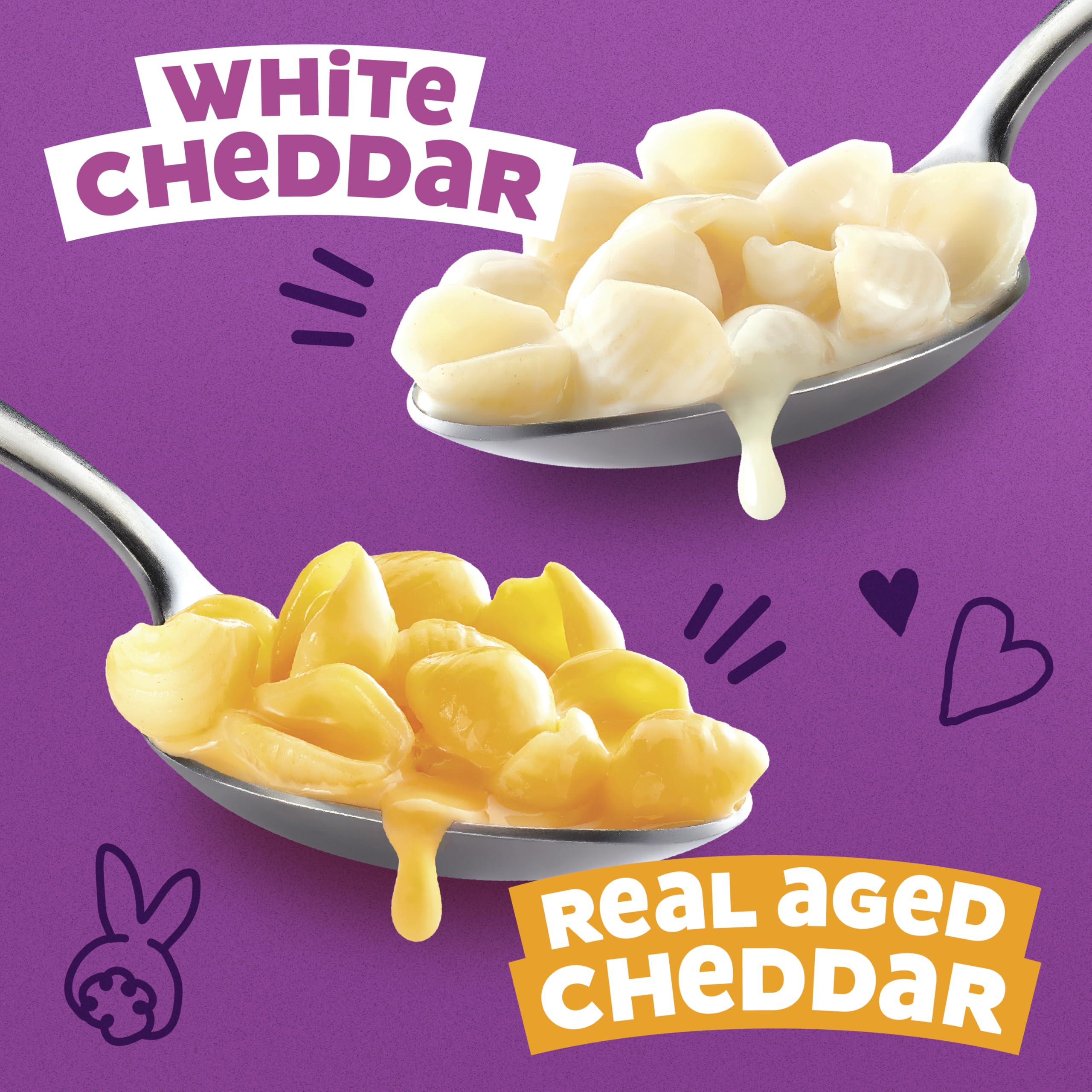 Annie's Organic Macaroni and Cheese Variety Pack, Shells & White Cheddar and Shells & Real Aged Cheddar, 6 oz (Pack of 12)