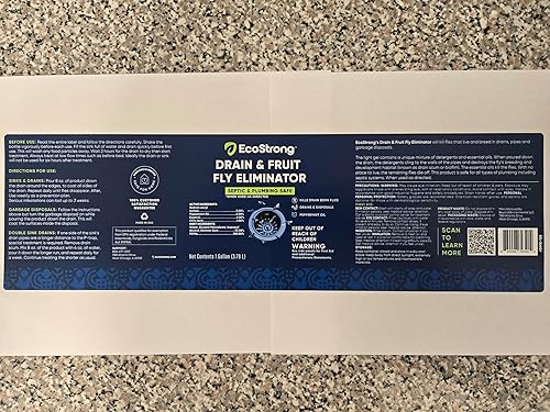 Miniatura 9 de Tratamiento de drenaje de moscas de fruta Eliminador de moscas de drenaje Totalmente natural, elimina mosquitos, moscas de alcantarillado y más