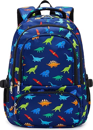 BLUEFAIRY Mochilas infantiles para niñas y niños, regalos de regreso a la escuela para niños, primaria, primaria, escuela secundaria, Azul marino,