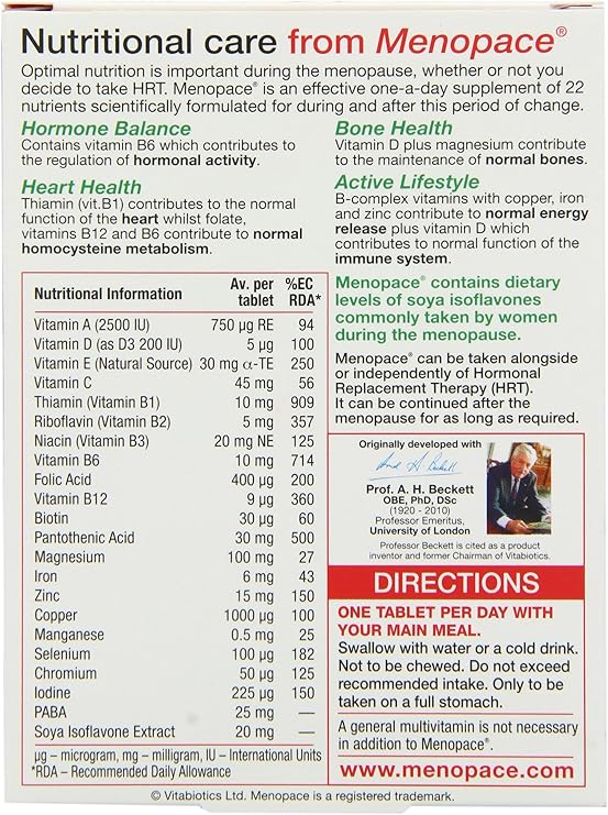 Vitabiotics Menopace Tablets Amazon Co Uk Health Personal Care Vitabiotics Menopace Tablets Amazon Co Uk Health Personal Care