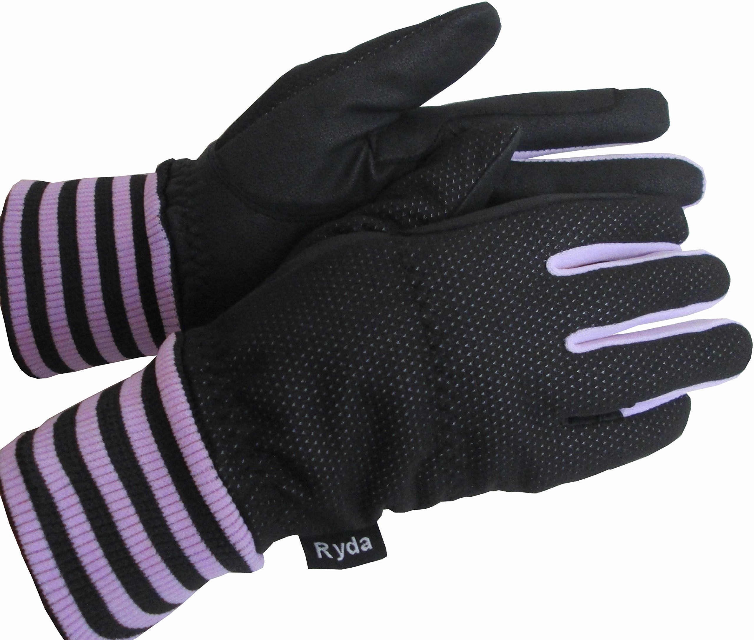 Ryda Childrens Lined Thermal Winter Horse Riding Gloves Windproof Sizes  New