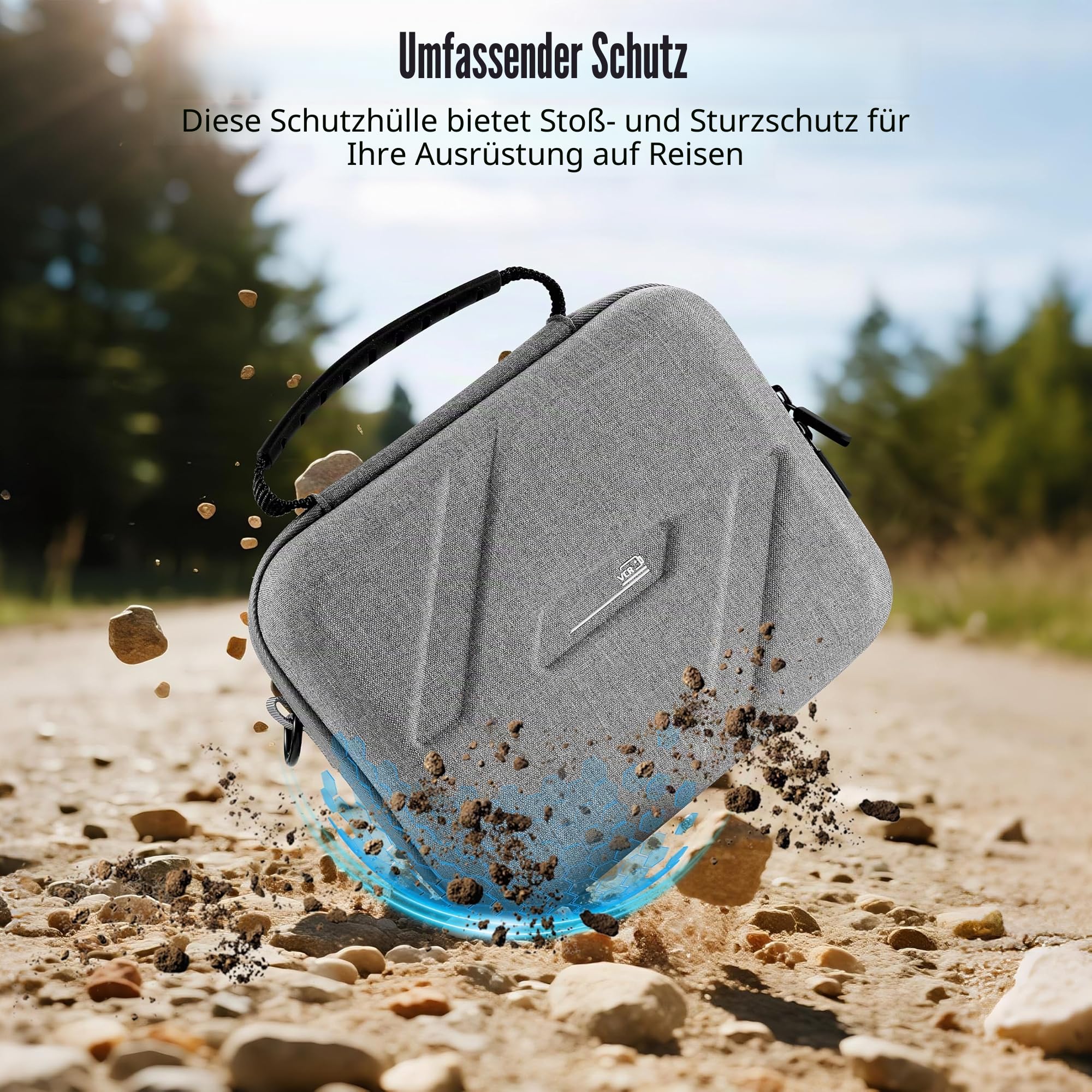 STARTRC VCR Tragetasche für Insta360 GO Ultra, Nylon-Material, Reisetasche, Schutzhülle für Insta 360 GO Ultra Zubehör, DIY große Kapazität für Schnellspann-Halterung, magnetischer Anhänger, Stativ