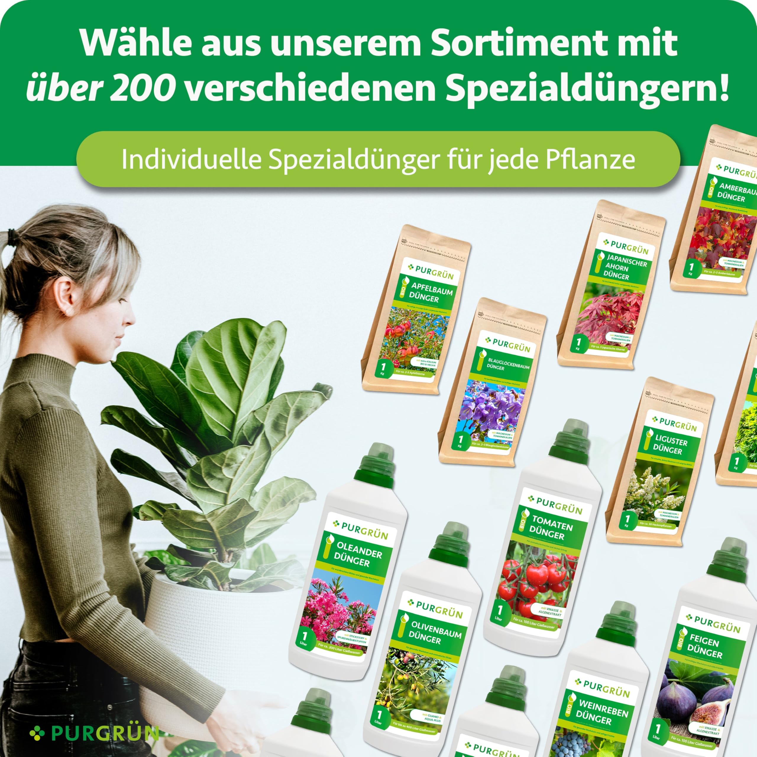 Bio-Heidelbeerdünger 1 Liter – Organische Rezeptur – Premium-Flüssigdünger – NPK 4+1+7 – Mit Algenextrakt & Vinasse – Kalium für aromatische Heidelbeeren – Ohne tierische Inhaltsstoffe