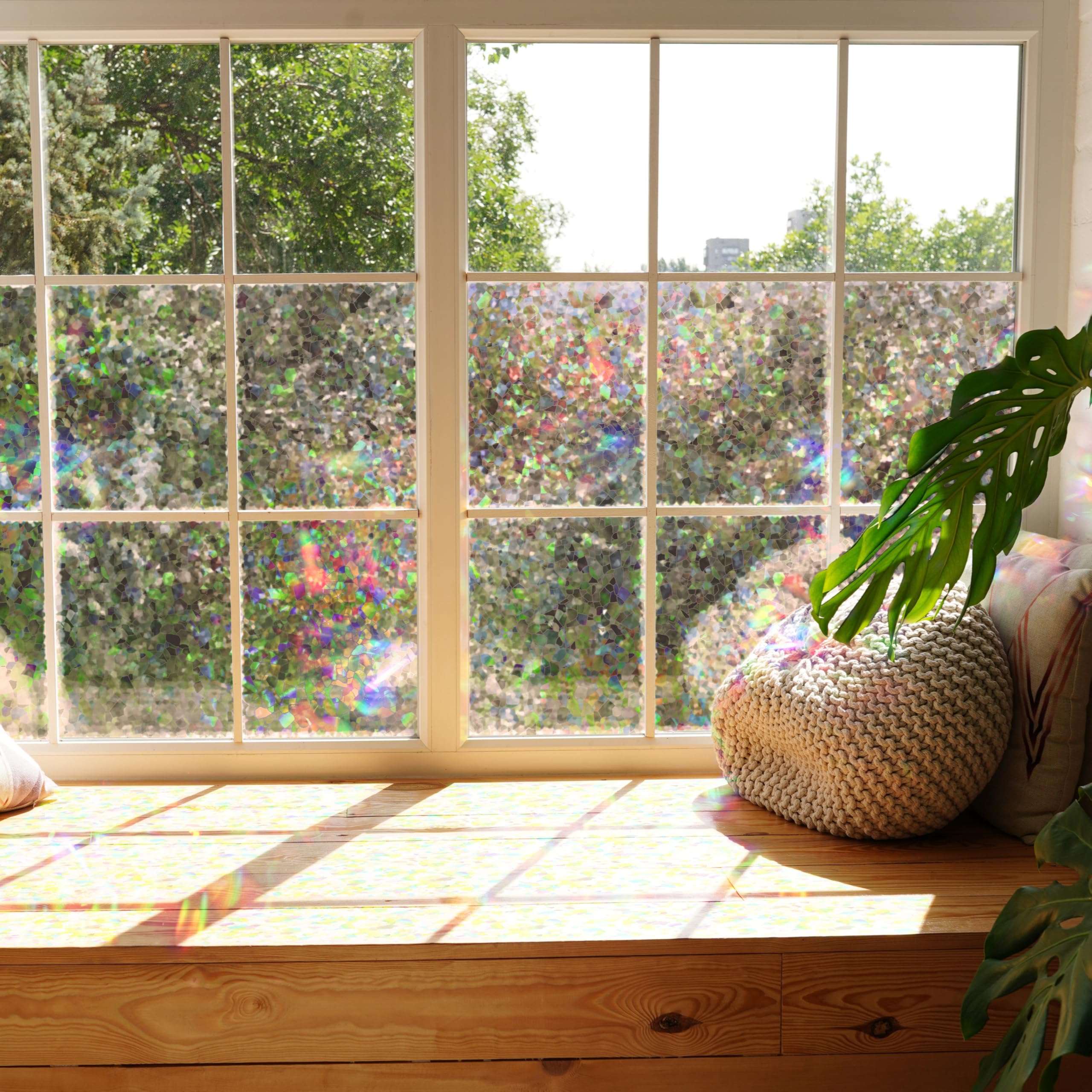 d-c-fix Privacy Window Film Rainbow Shards 45 cm x 1,5 m Static Cling