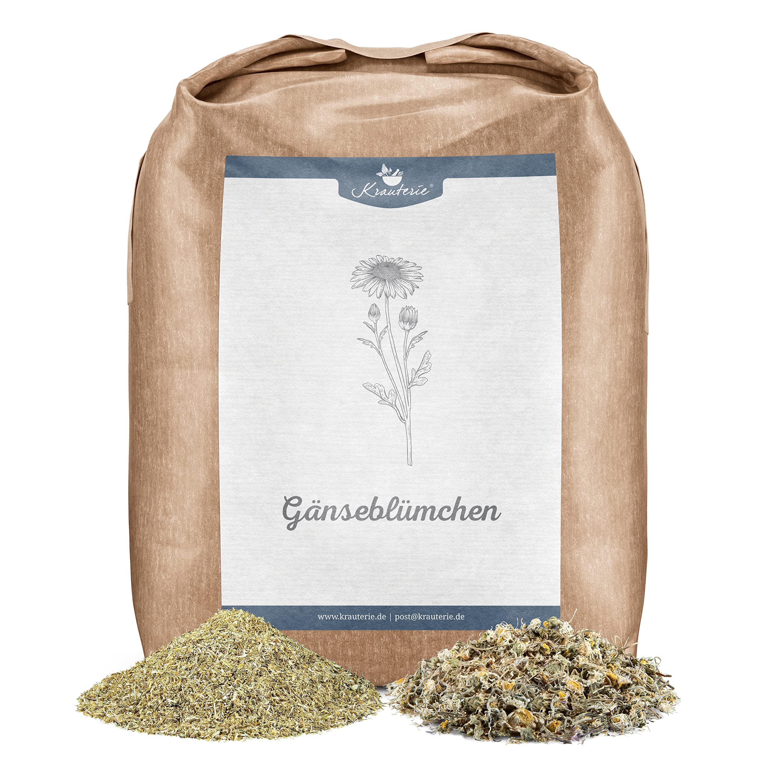 Krauterie Gänseblümchen für Pferde, ganz (500 g)