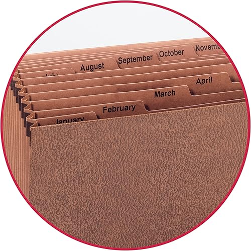 Vista 31 de Smead Clasificadora de archivos imitación cuero