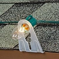 Vista 2 de Commercial Christmas Hardware 5110-99-5635 - Pestañas de velocidad de tejas, color blanco