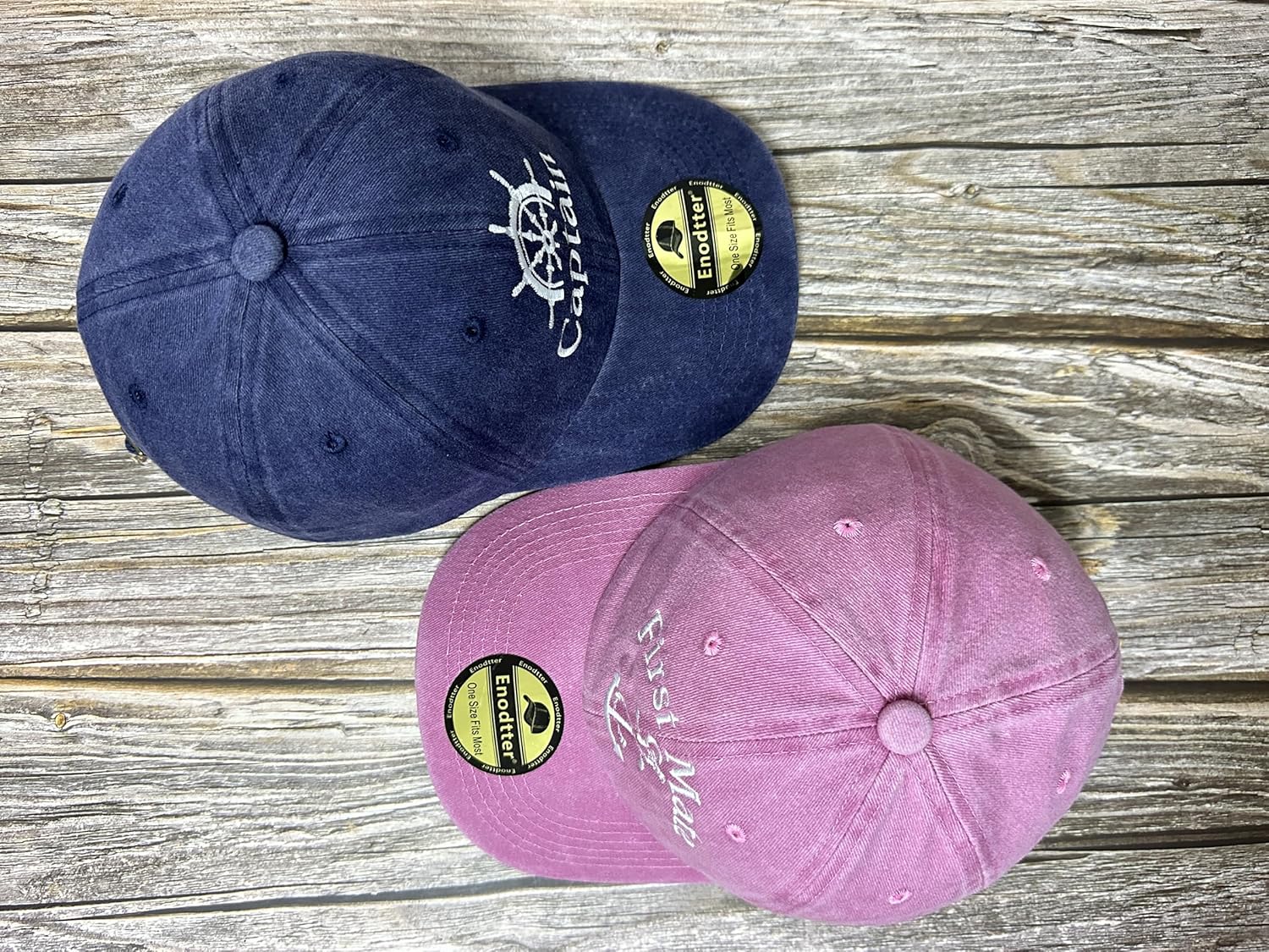 Embroidered Captain & First Mate Hats - Image 7