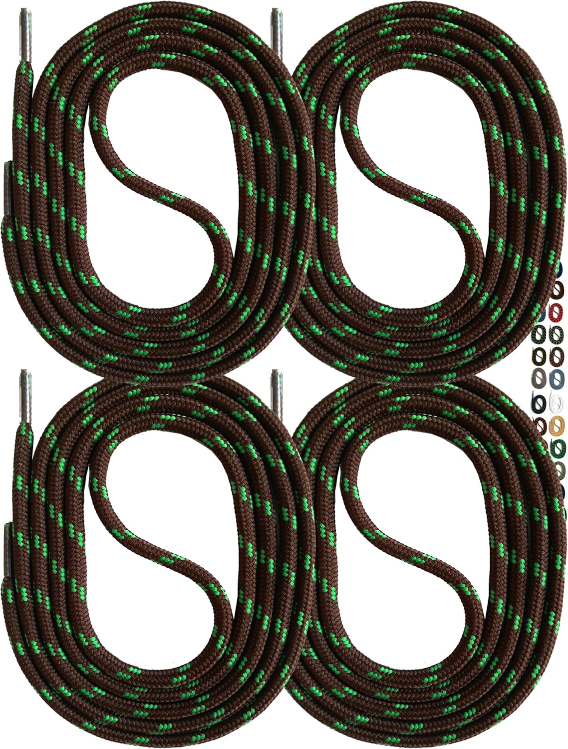 Lacci Per Scarpe SNORS - 2 Paia Rotondi, 21 Colori, Diametro 5mm, Resistenti E Lavabili - Foto 7