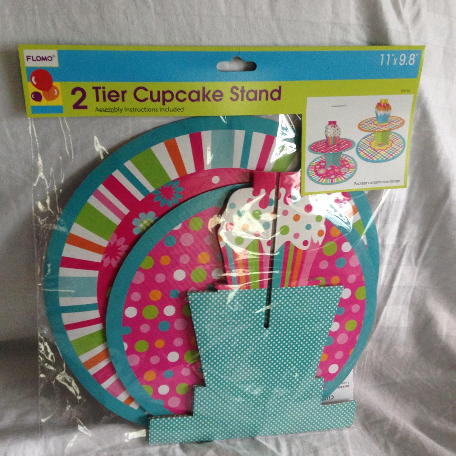 Two Tier Cupcake Stand Amazon.in Home & Kitchen