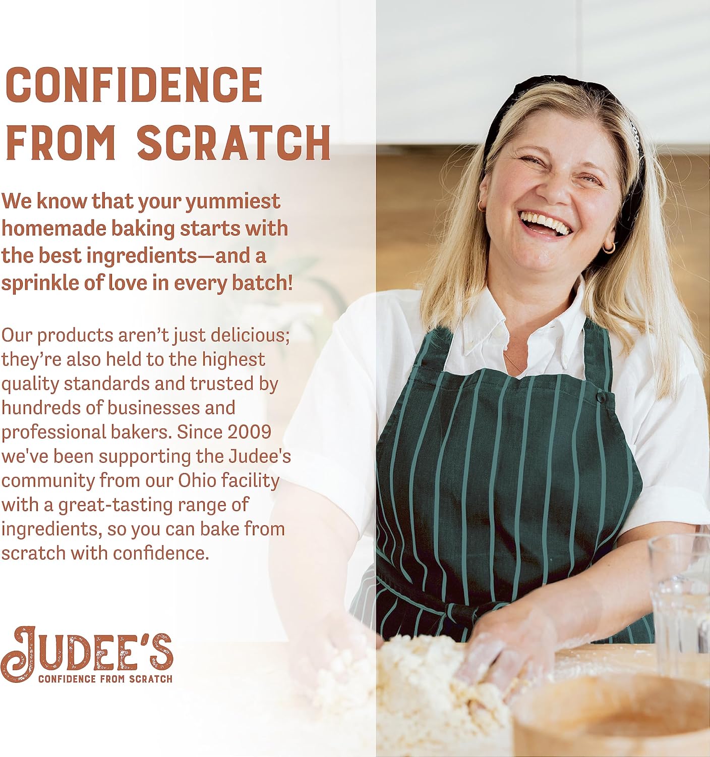 Judee's Gluten Free Dried Egg White Protein Powder - Pasteurized & Gluten-Free with Dried Egg Whites - Nut-Free - Just One Ingredient - Made in USA - 1 lb Pouch