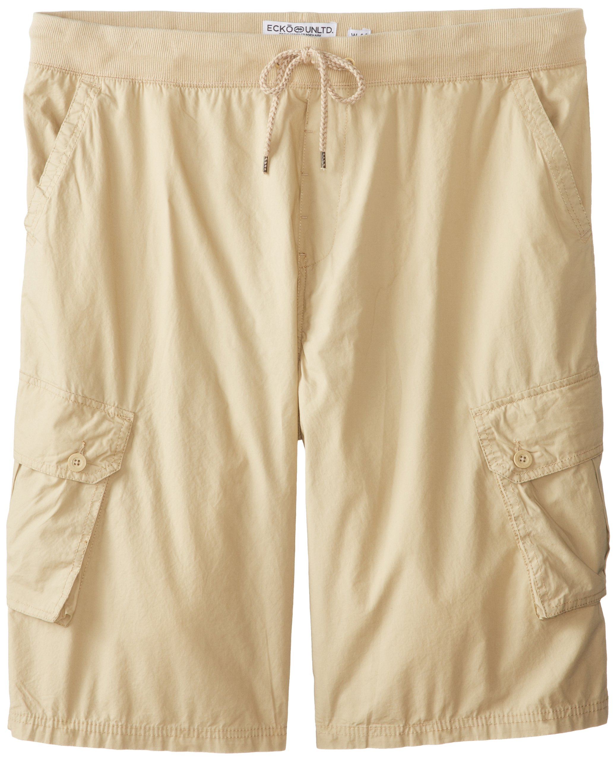 Ecko Unlimited Men's Big-Tall Doheny Elastic Waist Poplin Short