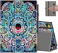 Vista 1 de Funda para la nueva Yaxa Fire HD 10 (solo apta para la 11ª generación, lanzamiento 2021) y la tablet Fire HD 10 Plus, funda plegable y delgada