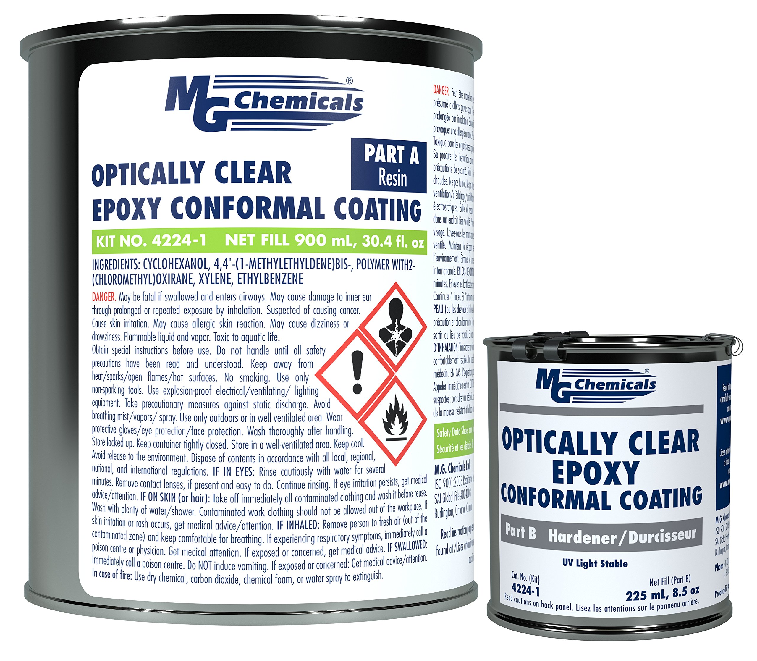 Buy MG s 42241 Optically Clear Epoxy Conformal Coating, 41 Mix Ratio