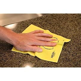 Skoy Cloth - 2-Pack Eco-Friendly & Reusable Swedish Dishcloth, for Kitchen & Household Use, Plastic-Free Packaging, Dishwasher Safe, Designer Series - Reindeer/Ornaments, White Skoy Cloth