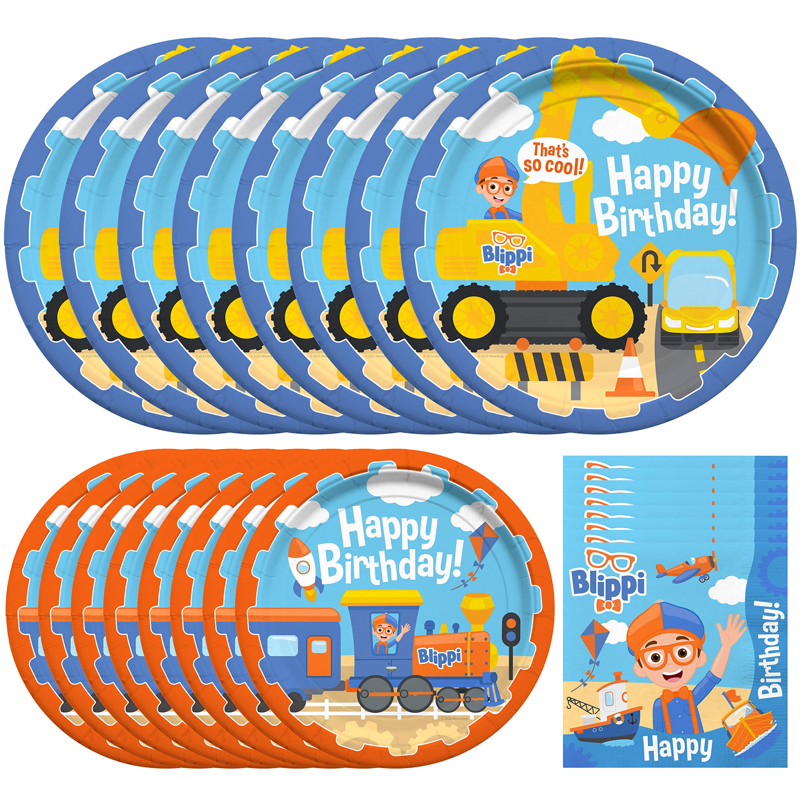 Buy Treasures Gifted Officially Licensed Blippi Birthday Party Supplies