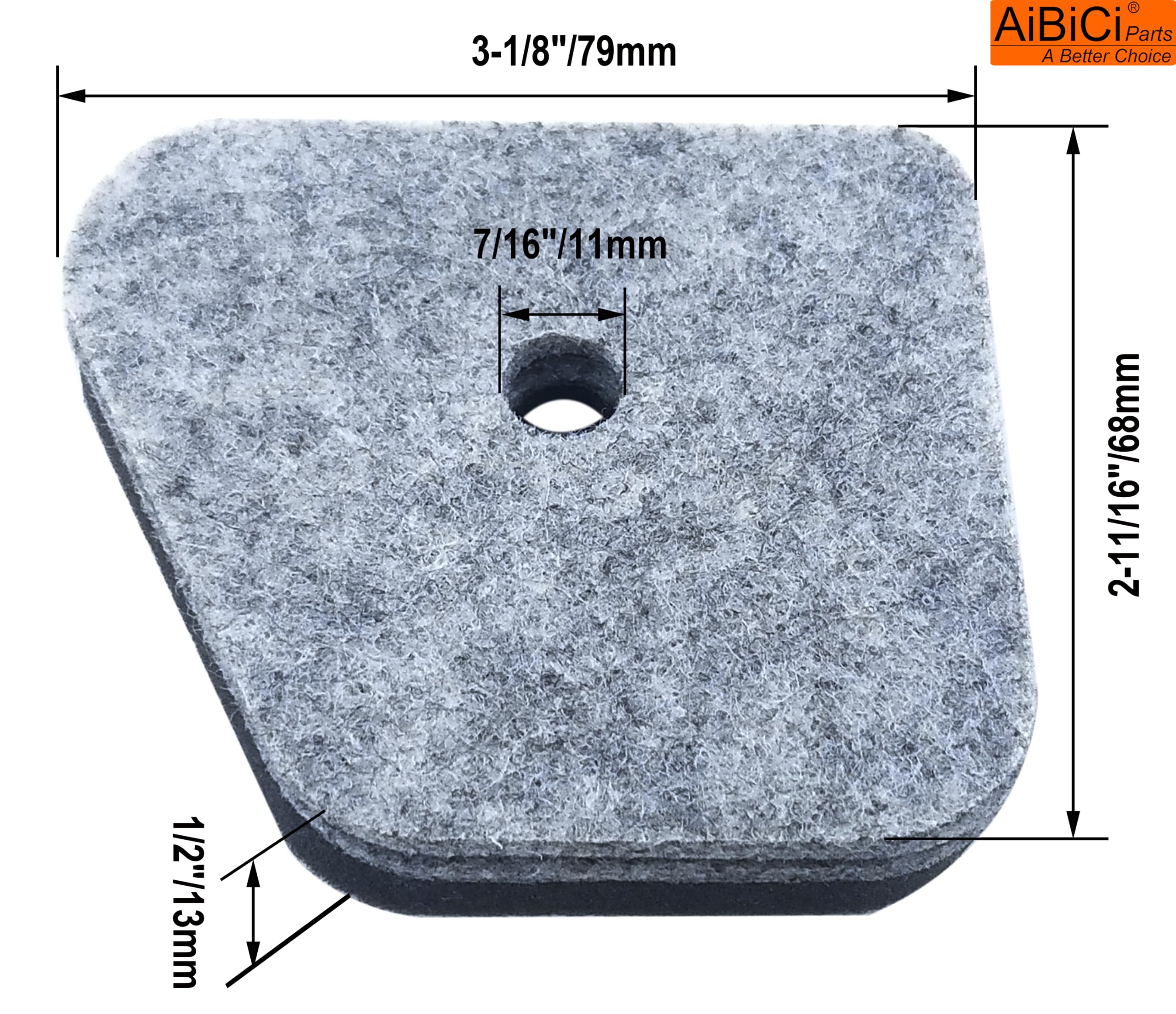 Lot De 4 Filtres à Air Pour Débroussailleuse Stihl - Compatible Référence 4180-120-1800 - Pour Modèles FC, FS, KM, HL, HT - 6