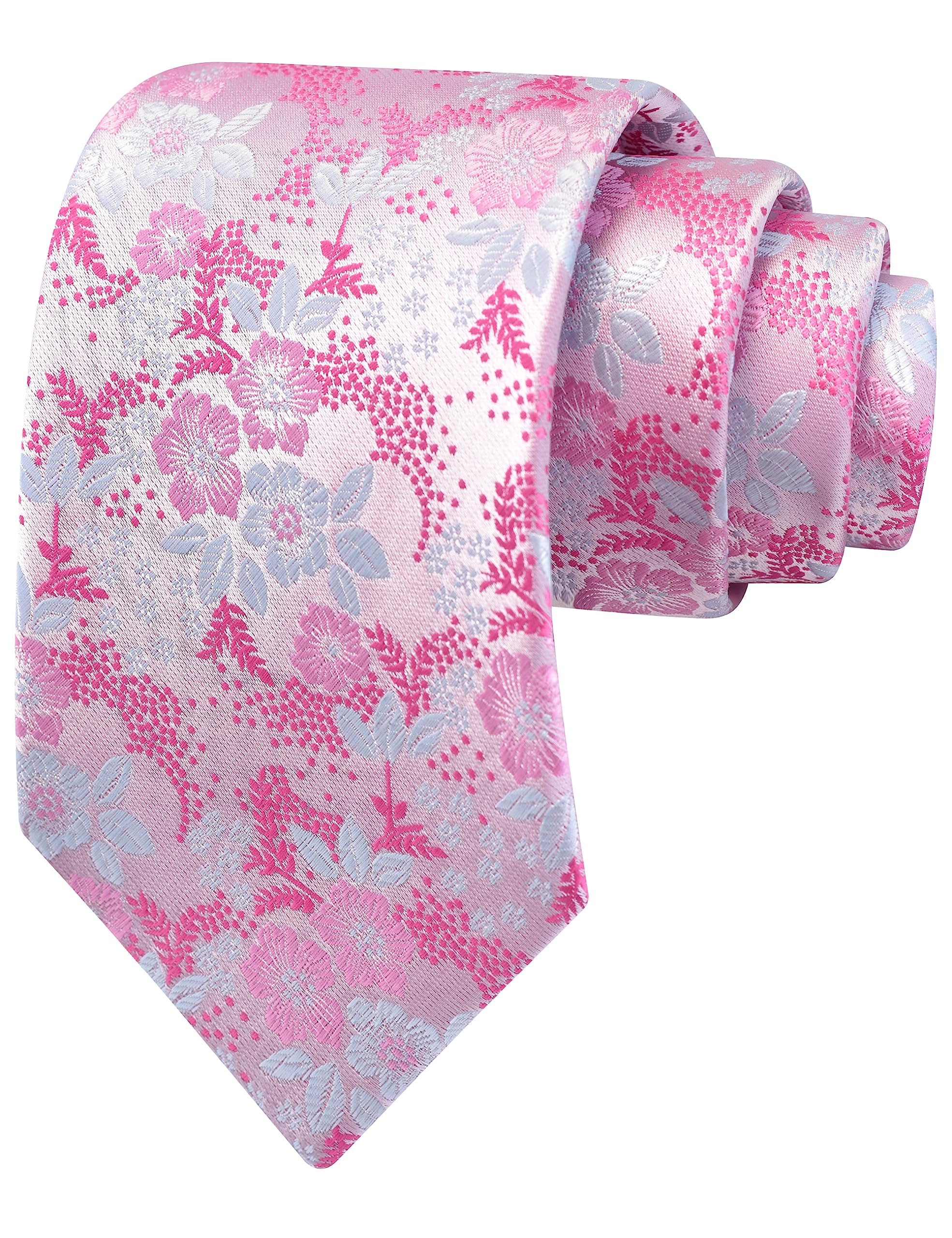 GUSLESON 3.15"(8cm) Fashion Striped PaisleyTies Mens Plaid Flower Necktie for Wedding