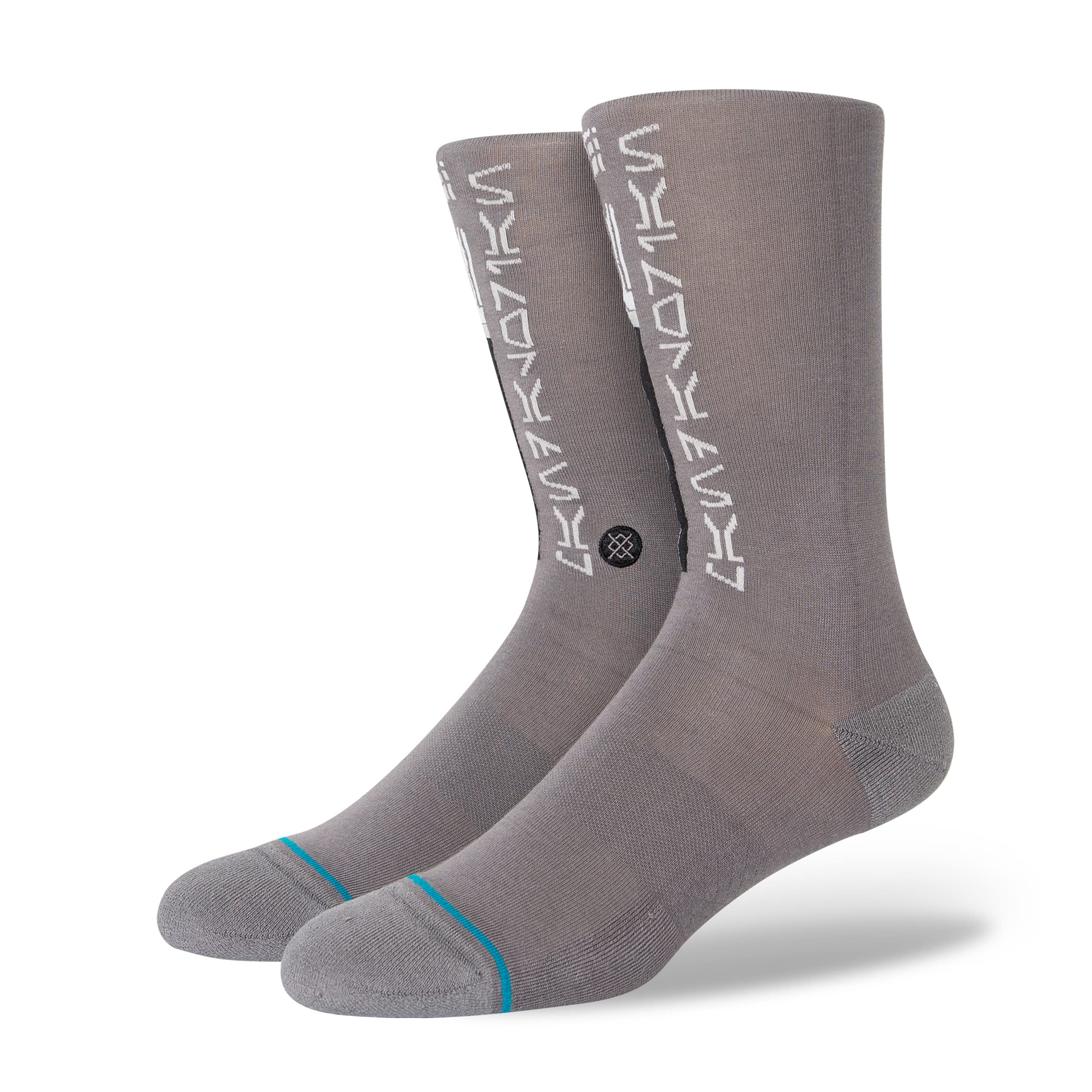 StanceMando Crew Socks (Large, Grey)