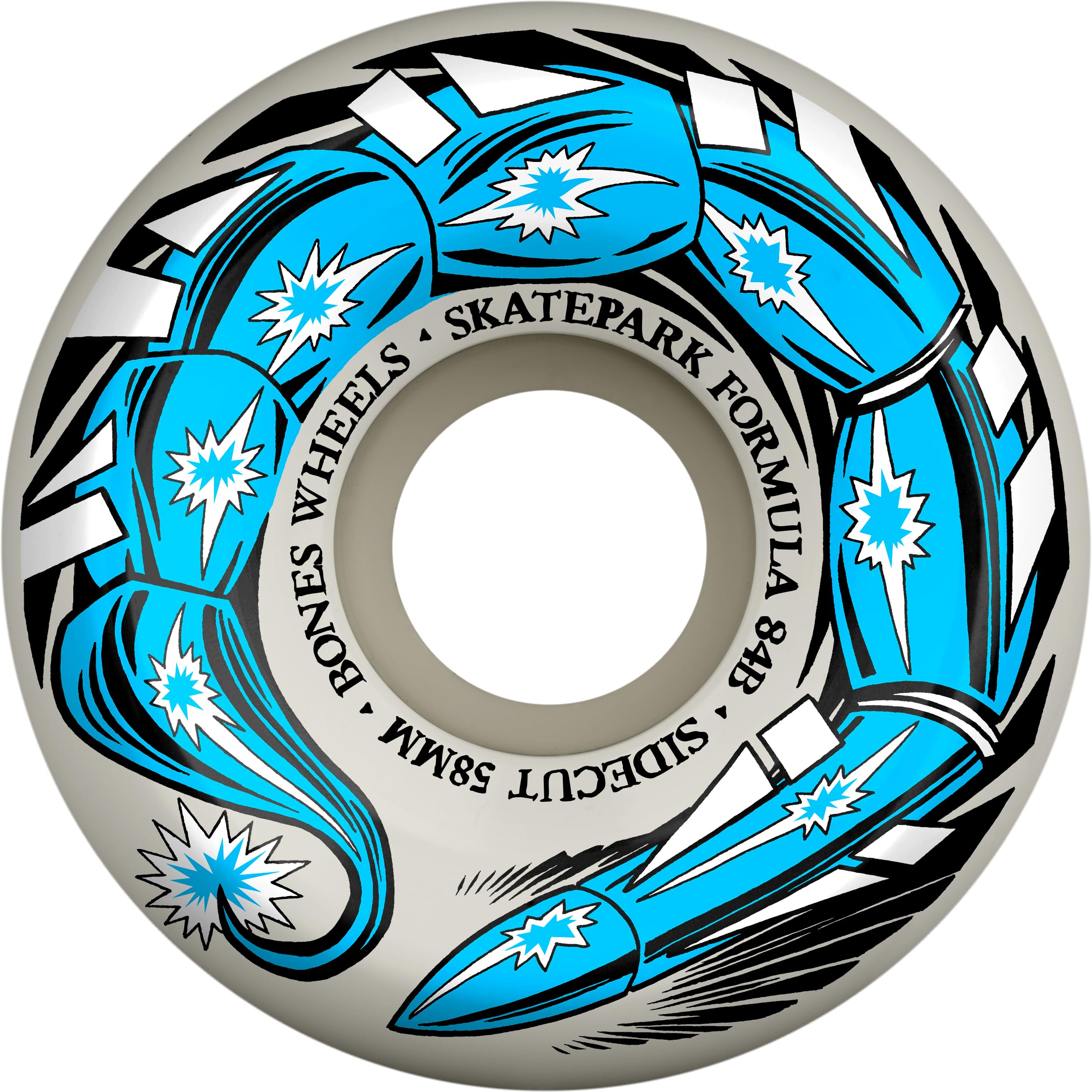 Bones Wheels SPF Skatepark Formula Roues de skateboard (81B/101A ou 84B/104A)
