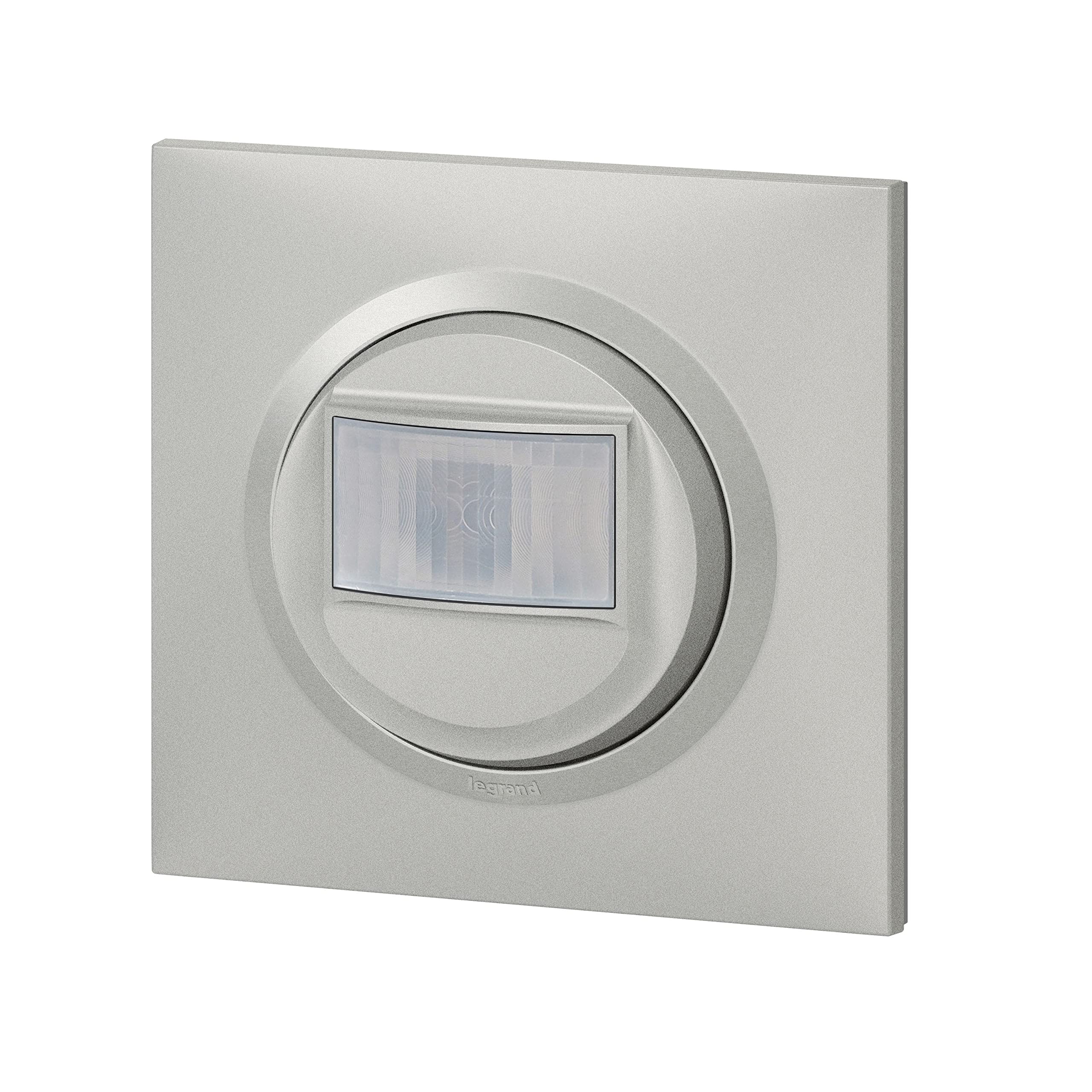 Legrand - Interrupteur automatique dooxie 2 fils sans Neutre livré avec plaque carrée alu