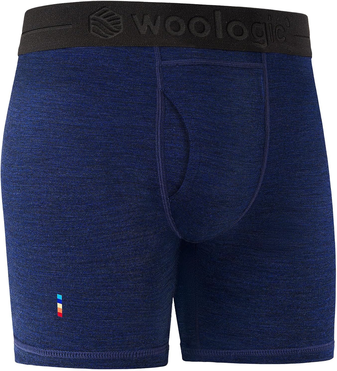 100% Merino Wool Boxer Briefs for Men, Slim Fit Breathable Moisture Wicking Underwear for Hiking, Travel & Everyday
