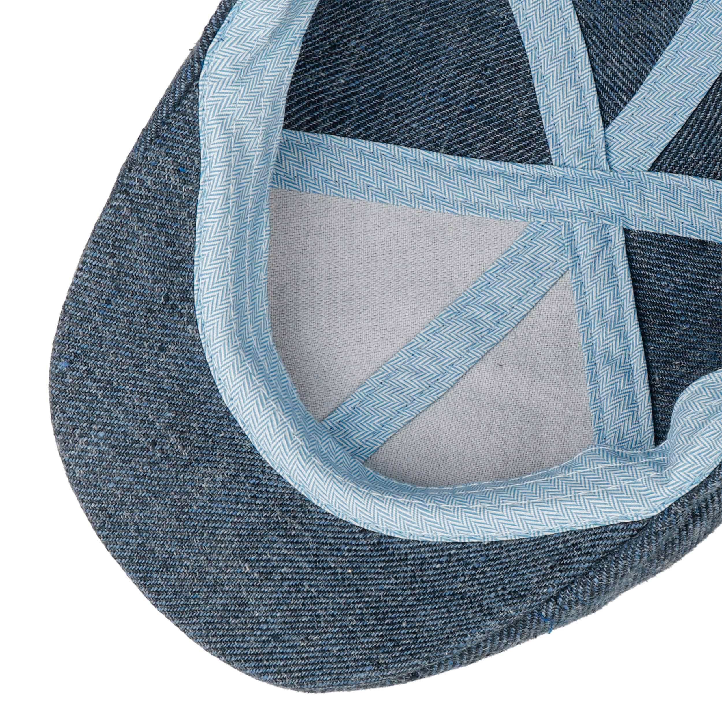 Stetson Texas Linen Twill Flatcap Schirmmütze Stoffcap Made in EU Herren Frühling Sommer