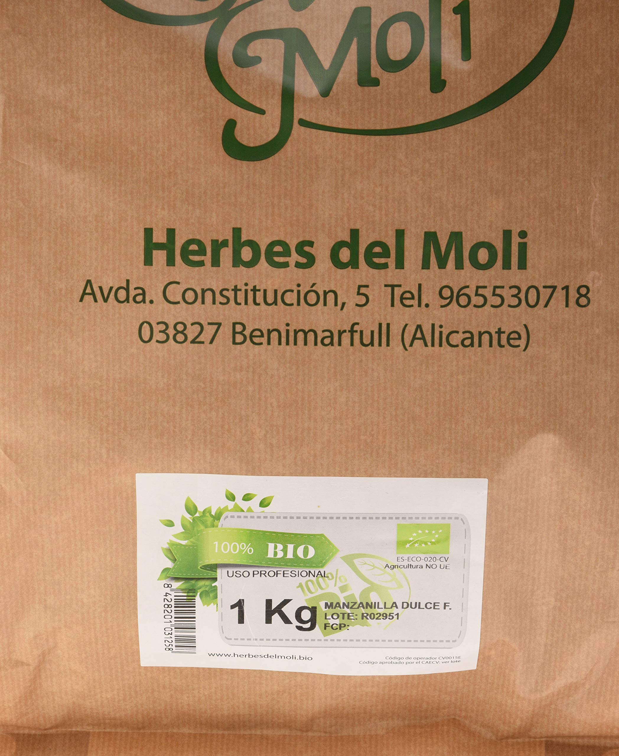 Herbes Del Manzanilla Dulce Flor Eco 1 Kg - 500 g