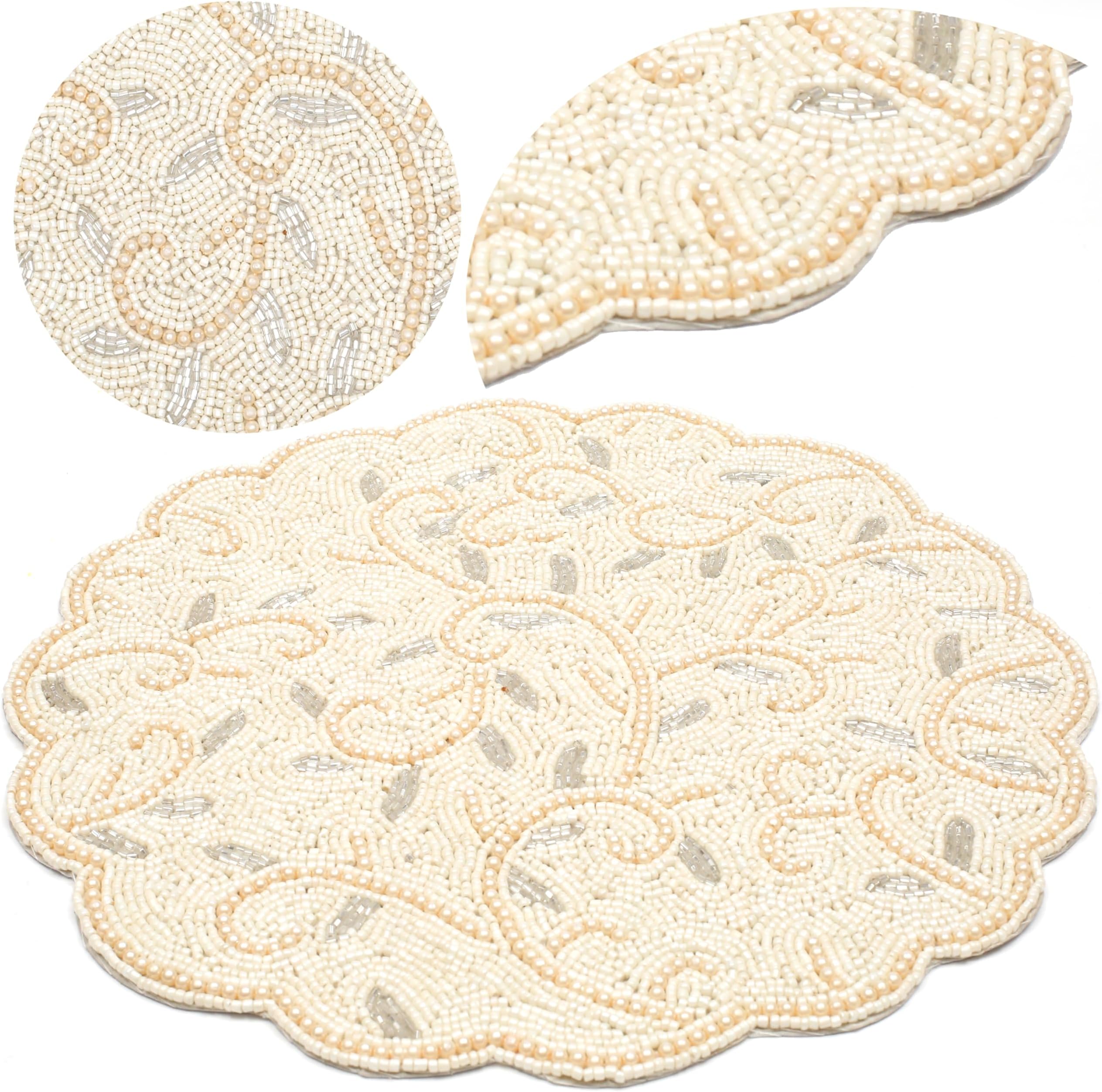 Kim Seybert Tahiti Placemats in Periwinkle Set of 4 Home