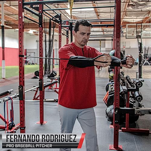 Miniatura 4 de PowerNet Arm Care Bands  Baseball Softball Strength and Conditioning PowerBands  Rehab Throwing Injuries  Perfect for Pitching Warm Up Exercises