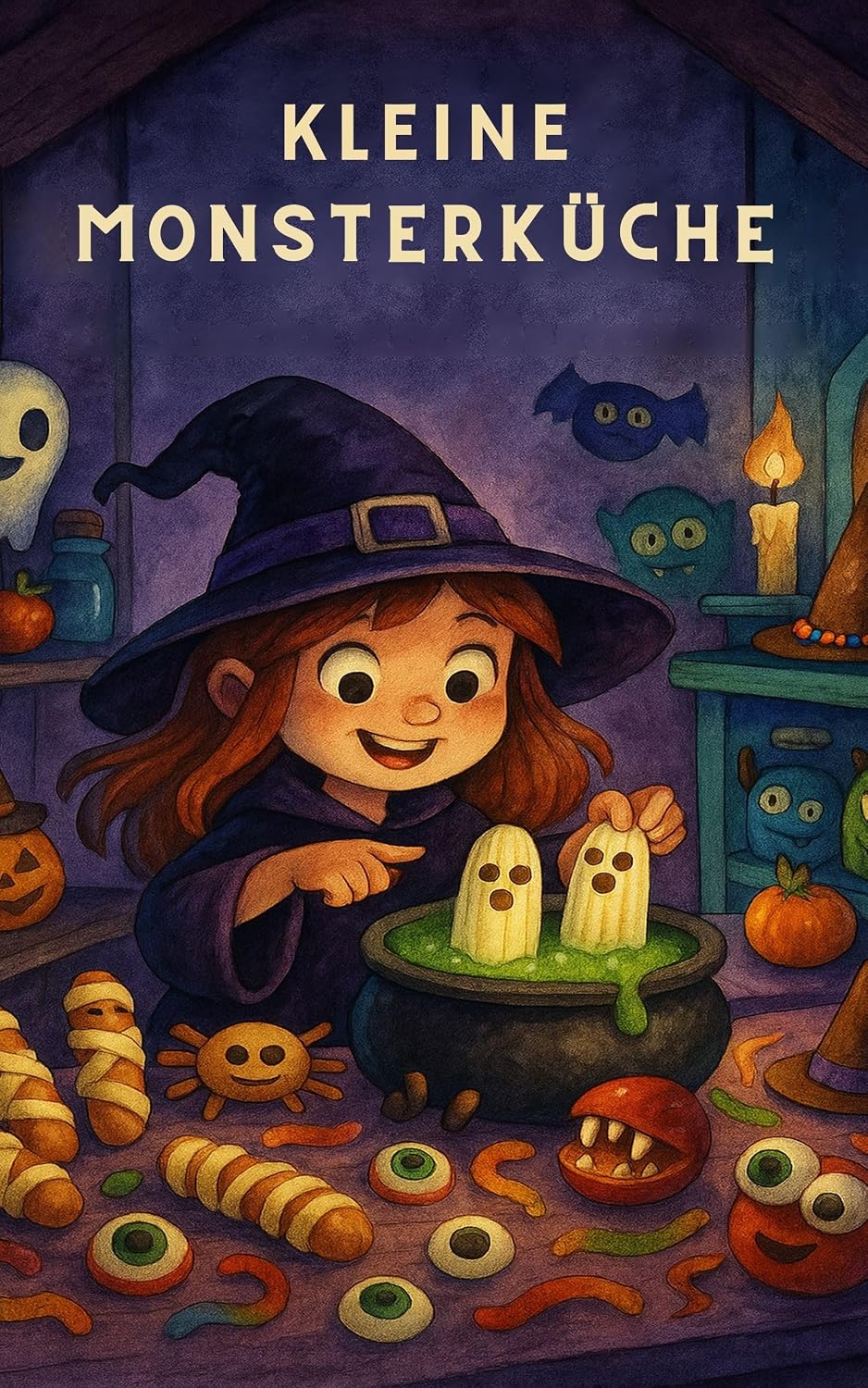 Kleine Monsterküche: Halloween Snacks & Bastelideen für Kinder 15 einfache Rezepte ohne Kochen & Backen, perfekt für Kindergarten & Grundschule.: Kreative ... für Kinder. Ab 4 Jahren (German Edition)