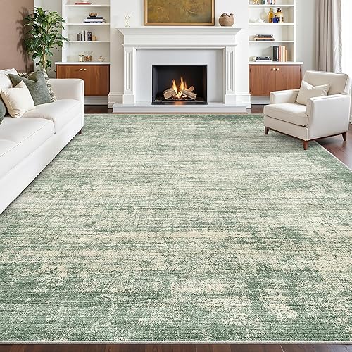 Miniatura 57 de zesthome Alfombras de 8 x 10 pulgadas para sala de estar, alfombra lavable con respaldo antideslizante, alfombra de área moderna abstracta,