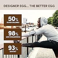 Vista 3 de Designer Wellness, Designer Egg, Natural Egg Yolk & White Protein Powder, Keto and Paleo Friendly, Low Calorie, Less Fat and Cholesterol, Dutch