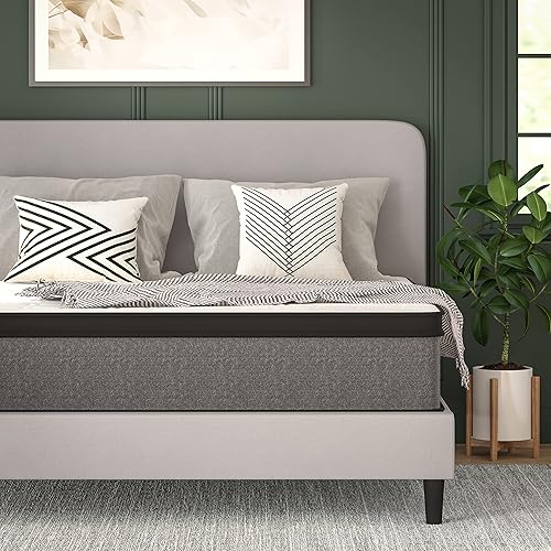 Miniatura 7 de Flash Furniture Capri Comfortable Sleep - Colchón híbrido de espuma y resortes de espuma de 13 pulgadas en una caja, colchón híbrido de espuma y