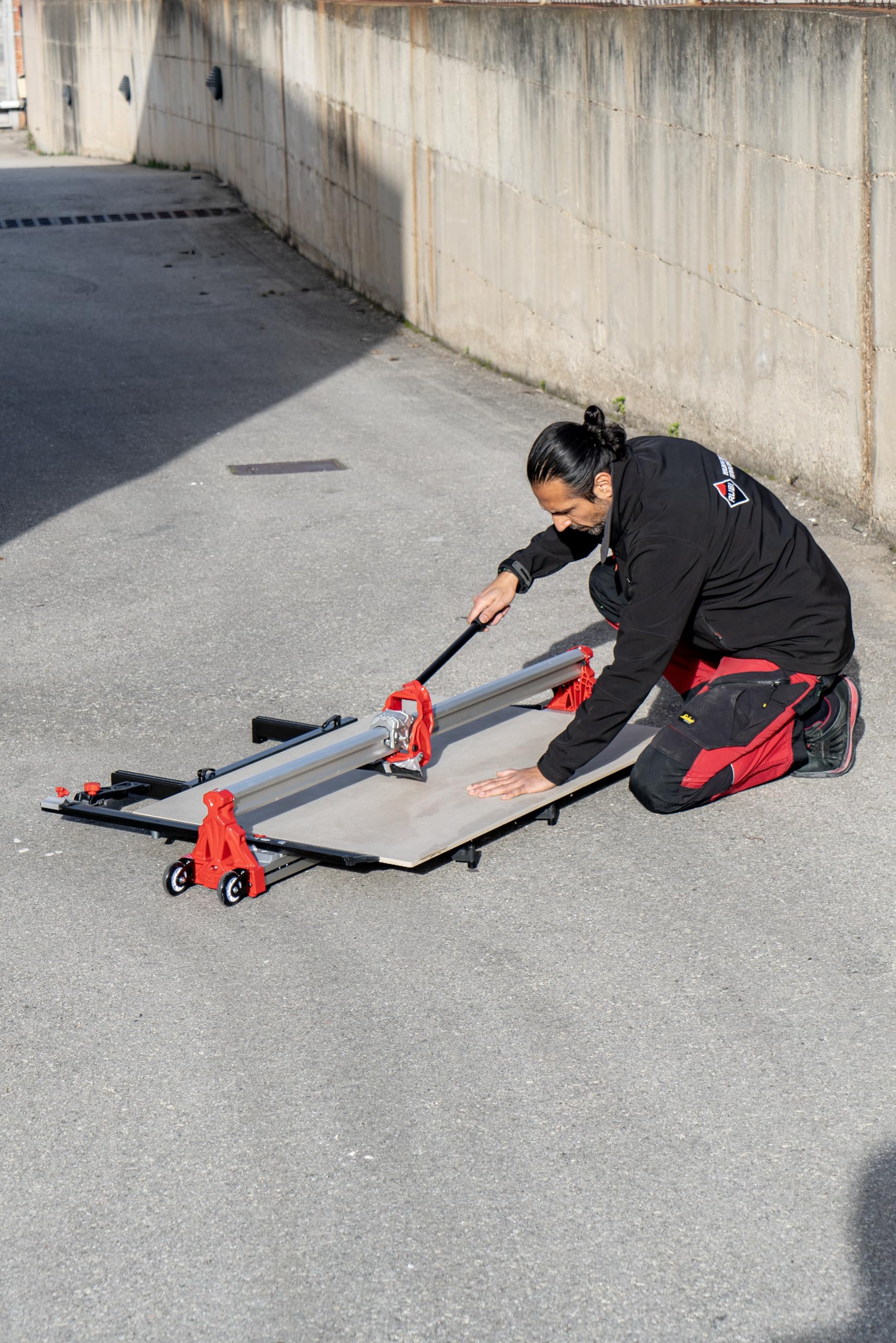Coupe Carrelage Professionnel RUBI RCH‑1200-RS – Carrelette aluminium transportable 120 cm grand format, coupe manuelle grandes dalles