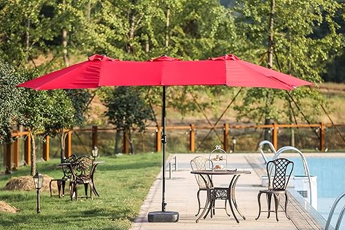 Miniatura 7 de LOKATSE HOME Base de sombrilla para patio al aire libre, plástico, 18.1 pulgadas de largo x 18.1 pulgadas de ancho x 5.7 pulgadas de alto, se adapta