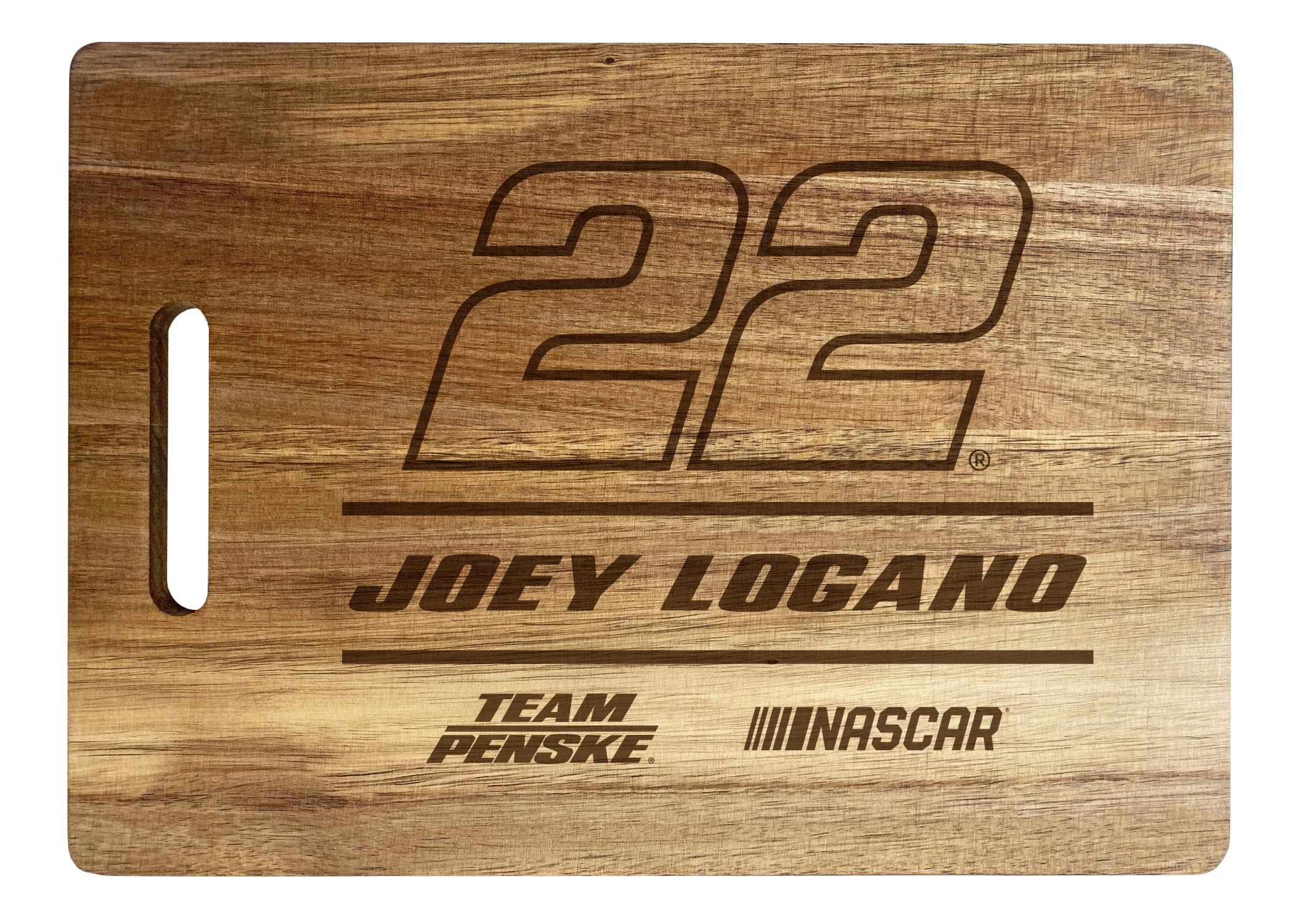 #22 Joey Logano Officially Licensed Engraved Wooden Cutting Board